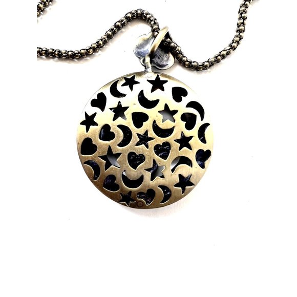 GREEN CROSS CHAIN NECKLACE Pendant - Picture 3 of 5